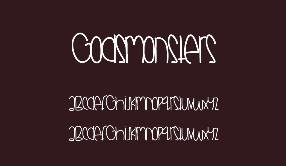 GodsMonsters font