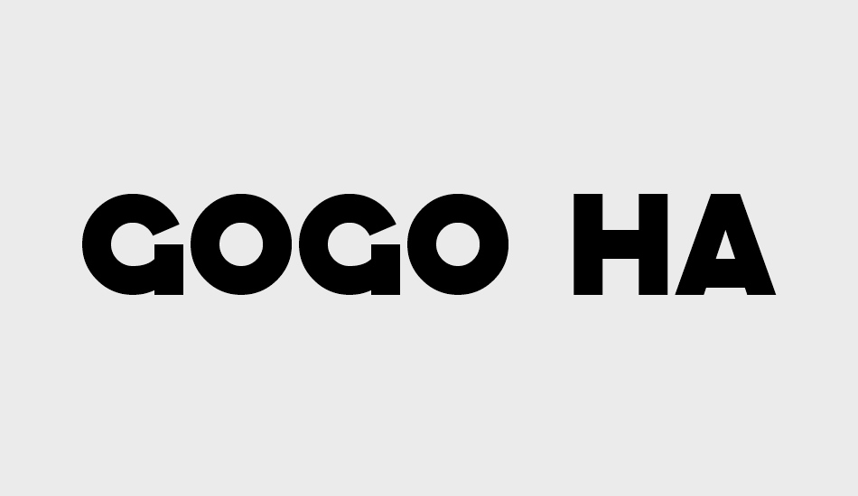 GoGo Hack font big