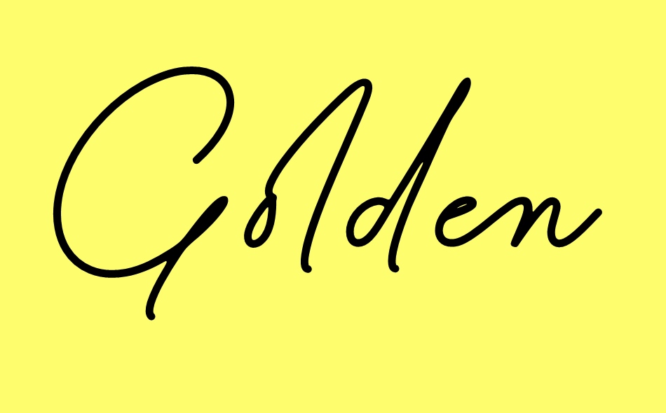 Golden Graph font big