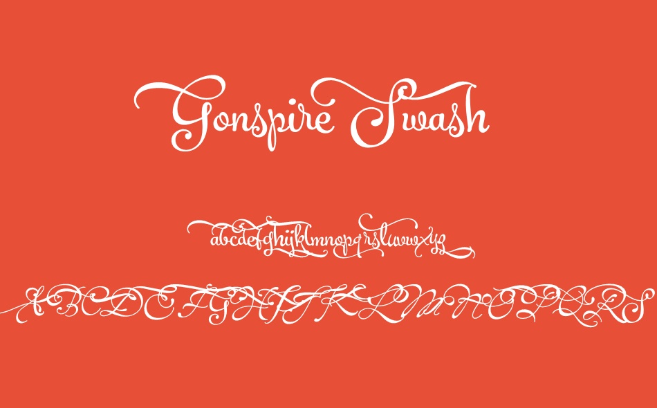 Gonspire Script font