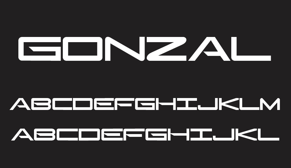 GonzalesSans font