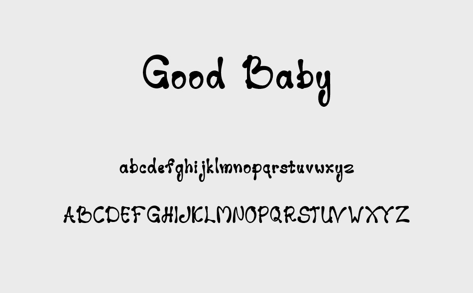 Good Baby font