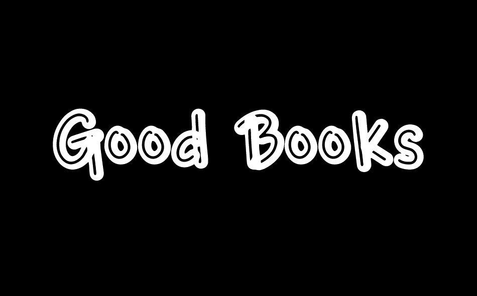 Good Books font big