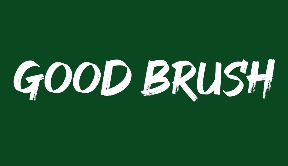 good-brush font big