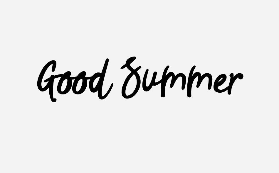 Good Summer font big