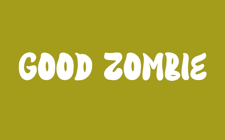 Good Zombie font big