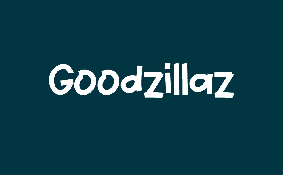 Goodzillaz font big