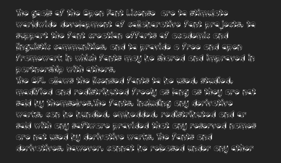 GooeyDrippySticky font 1