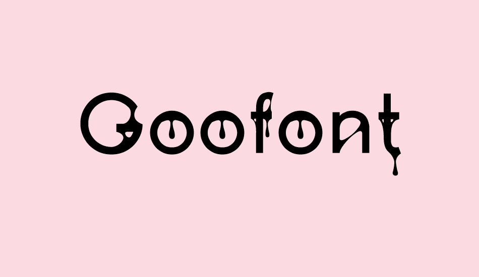 Goofont font big