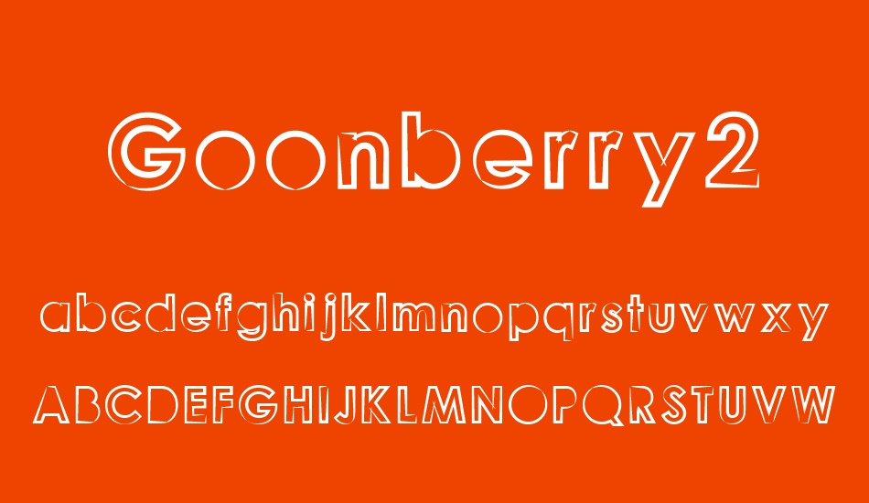 Goonberry2 font
