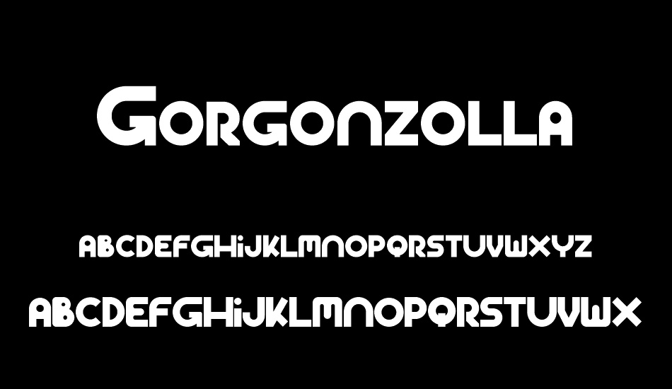 Gorgonzolla font