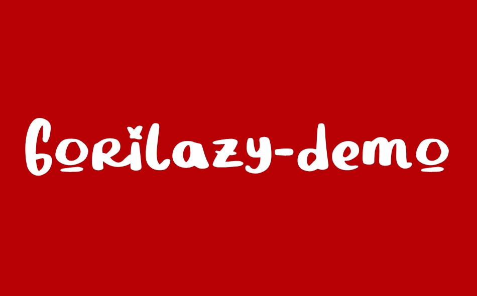 Gorilazy font big