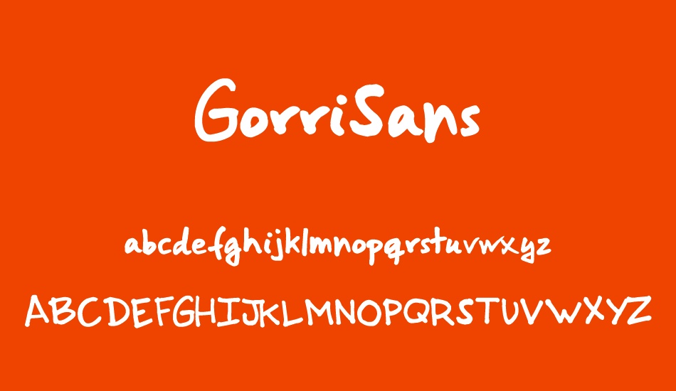 GorriSans font