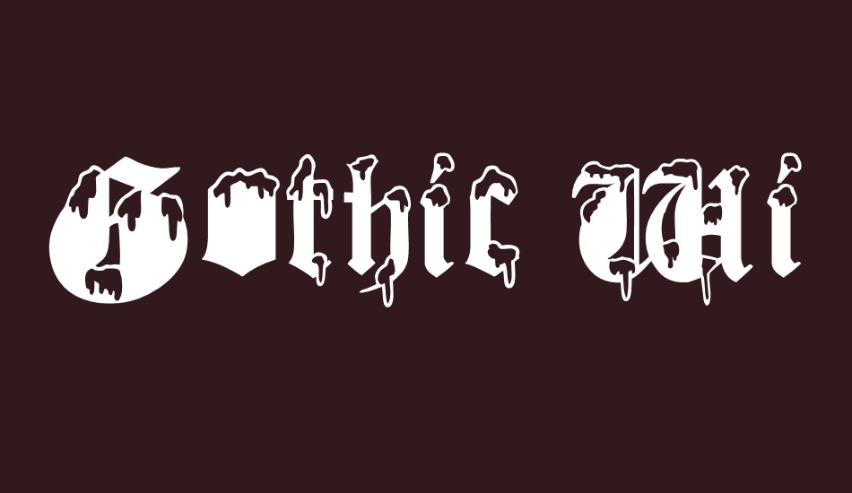 gothic-winter font big