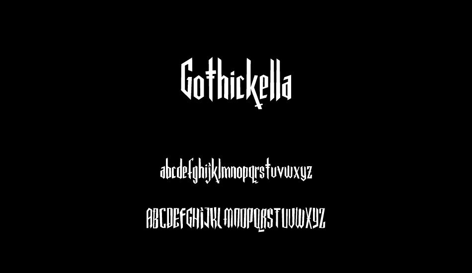 Gothickella Free font