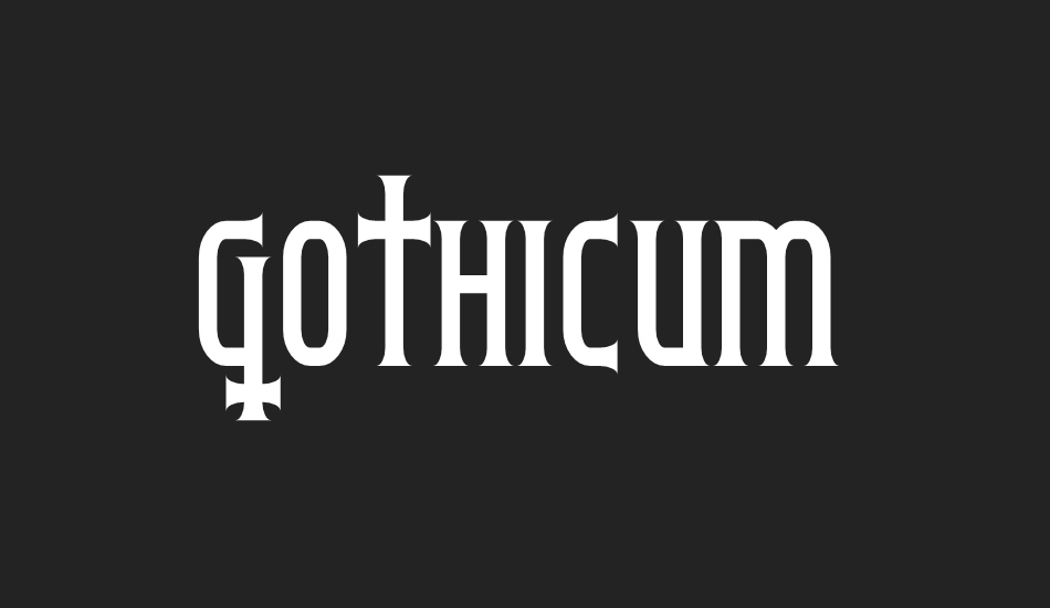 Gothicum font big