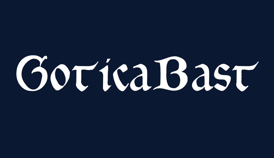 GoticaBastard font big