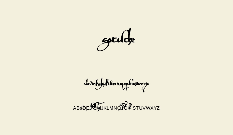 gotische font