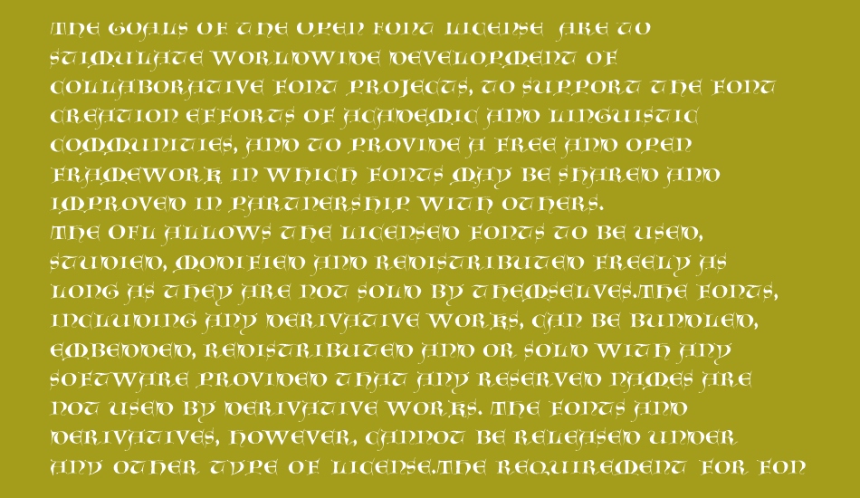GotischeMajuskel font 1