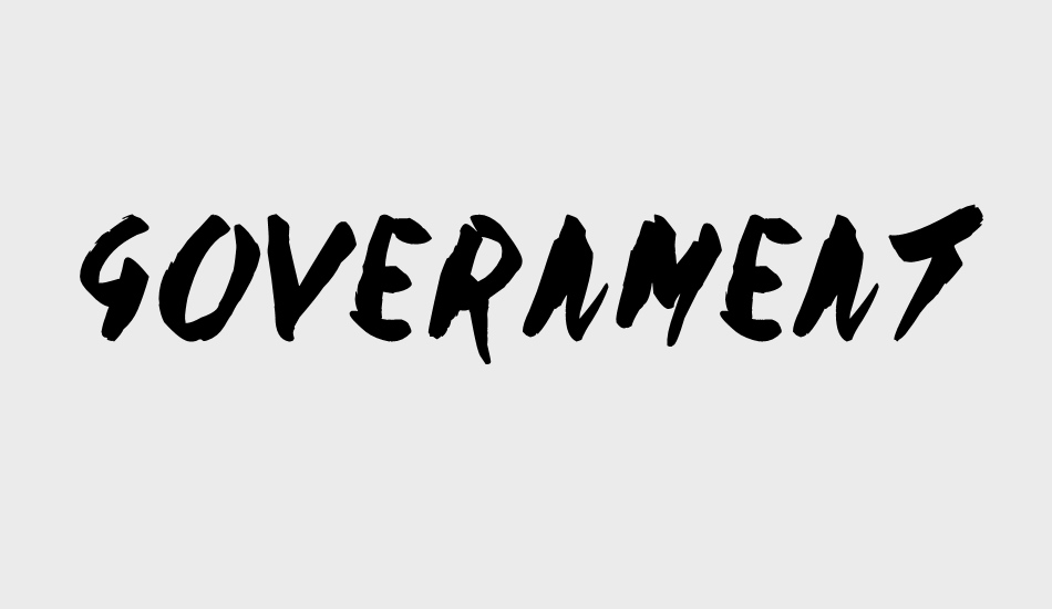 Government Torment font big