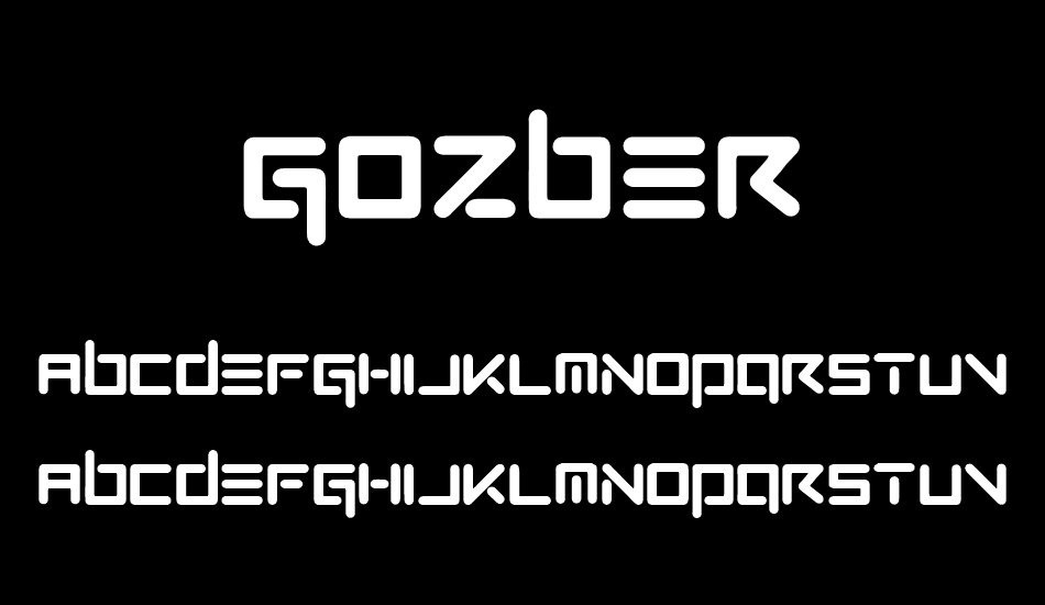 GOZBER font