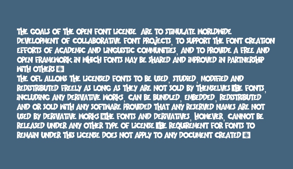 GOING MERRY font 1