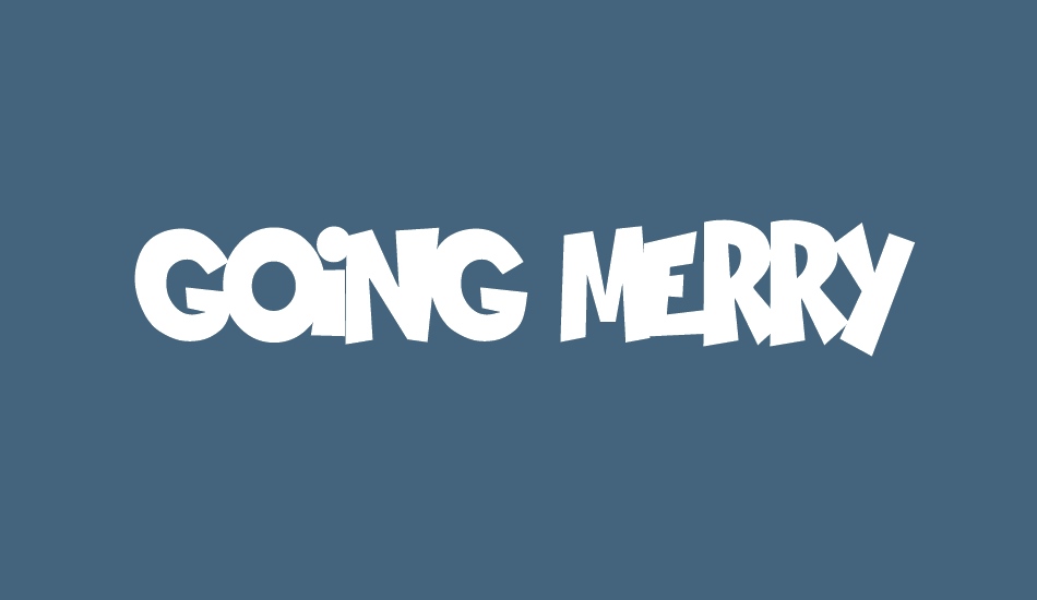 GOING MERRY font big