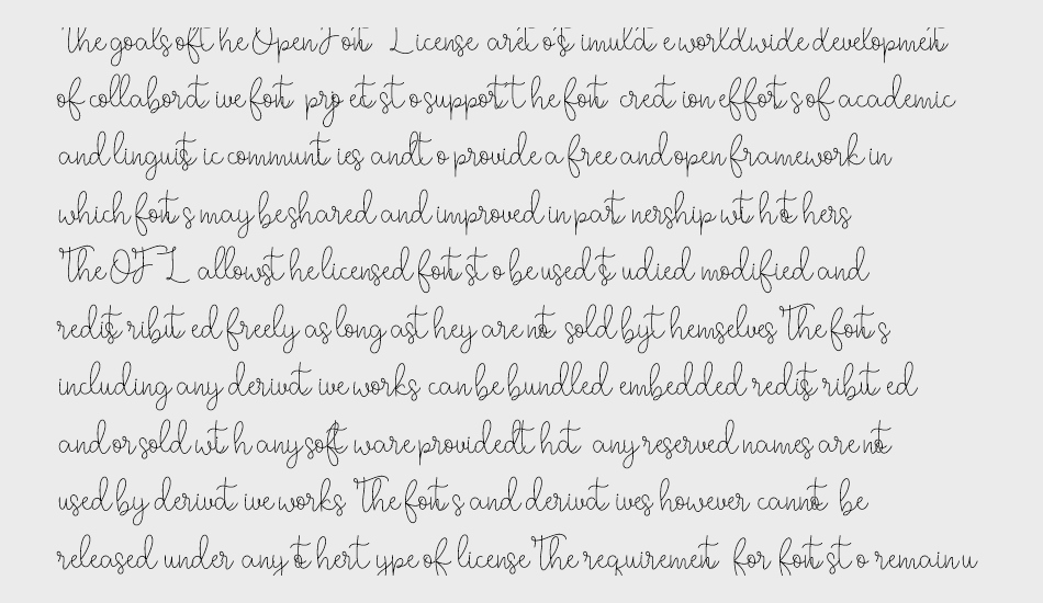 Grace font 1