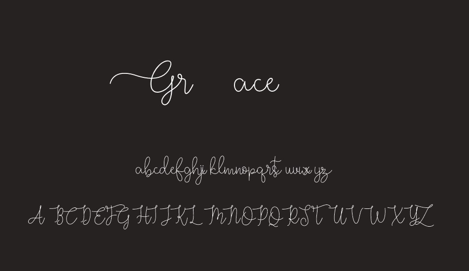 Grace font