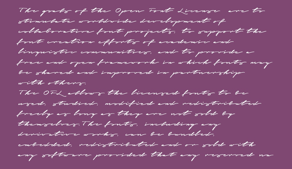 Graced Script PERSONAL USE font 1