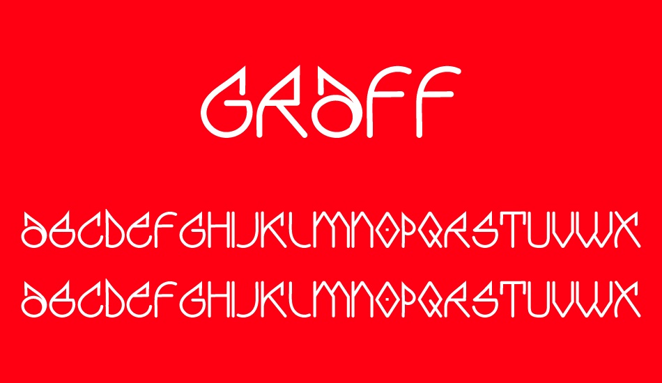 Graff font