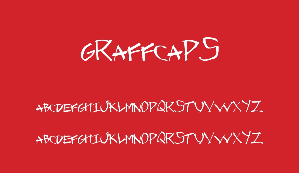 GraffCaps font