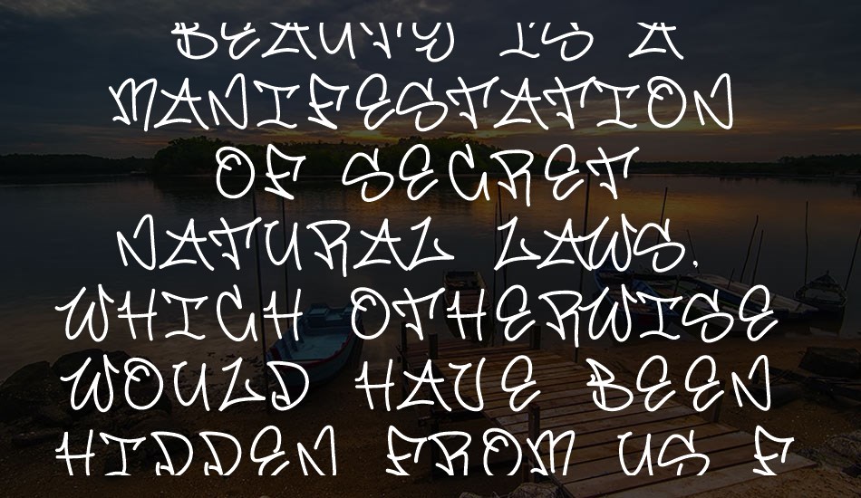 Graffiti font font text