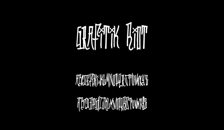 Grafitik Riot font