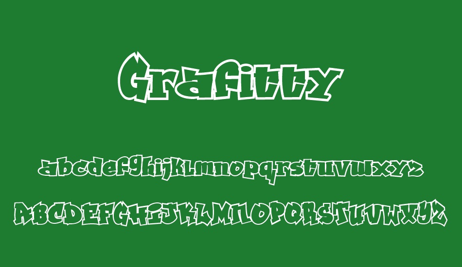 Grafitty font