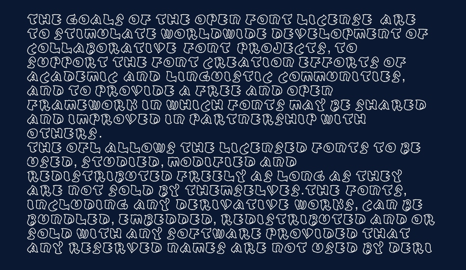 Grafooutline font 1