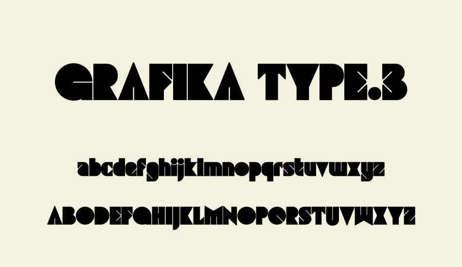 GRAFIKA TYPE.3 font