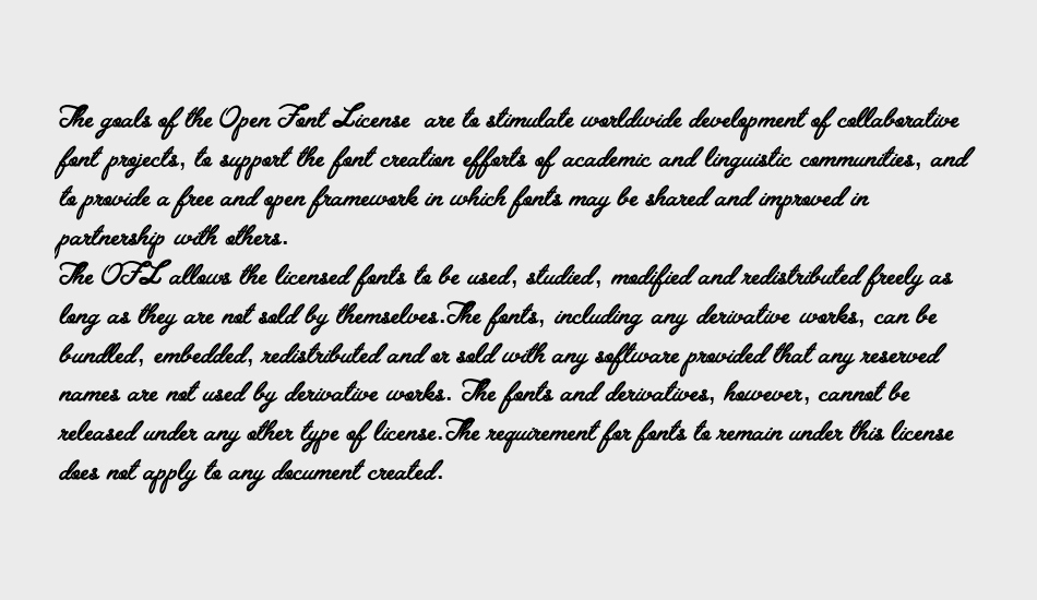 Granada Blues Personal Use font 1