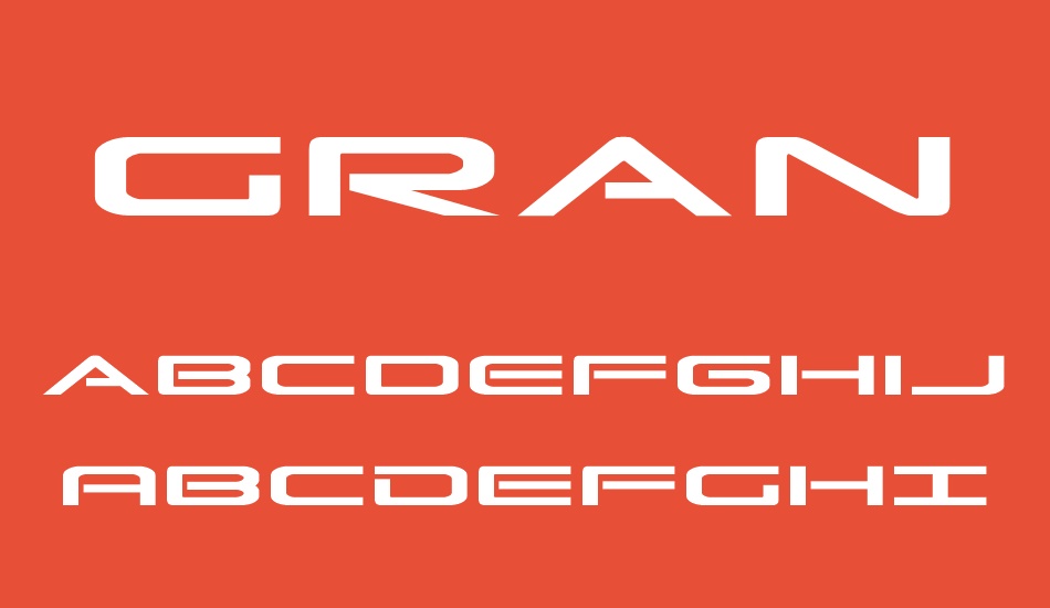 Grand Sport font
