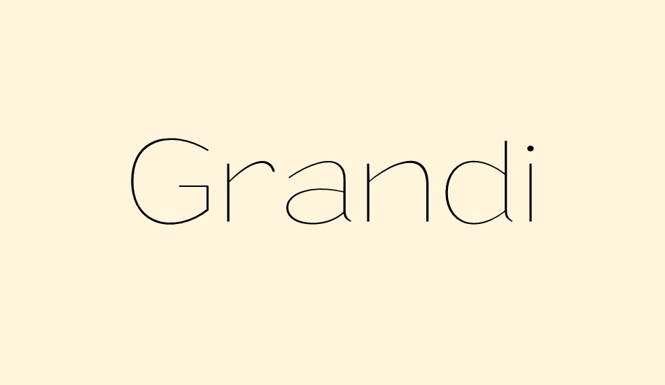 Grandi PERSONAL USE font big