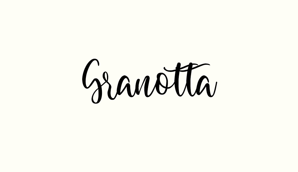 Granotta font big