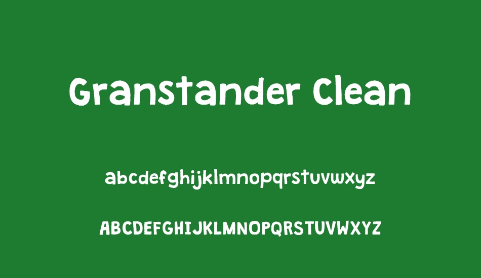 granstander-clean font