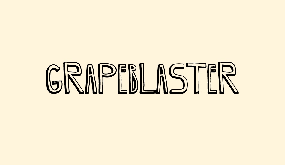 GrapeBlaster font big