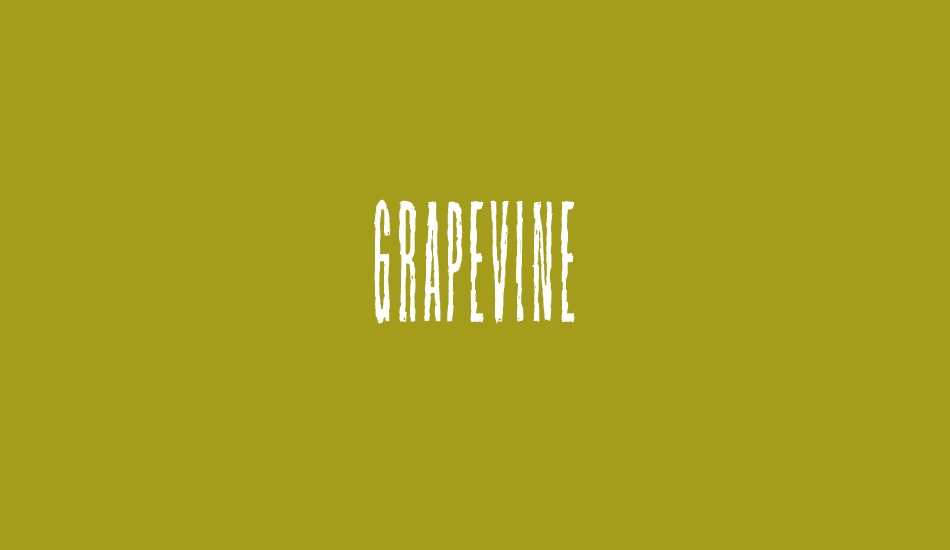 Grapevine font big