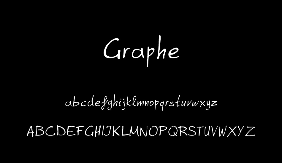 Graphe font