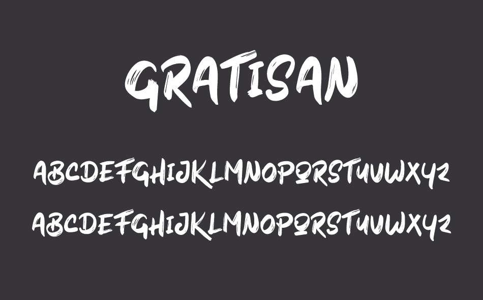 Gratisan font