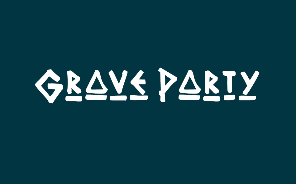 Grave Party font big