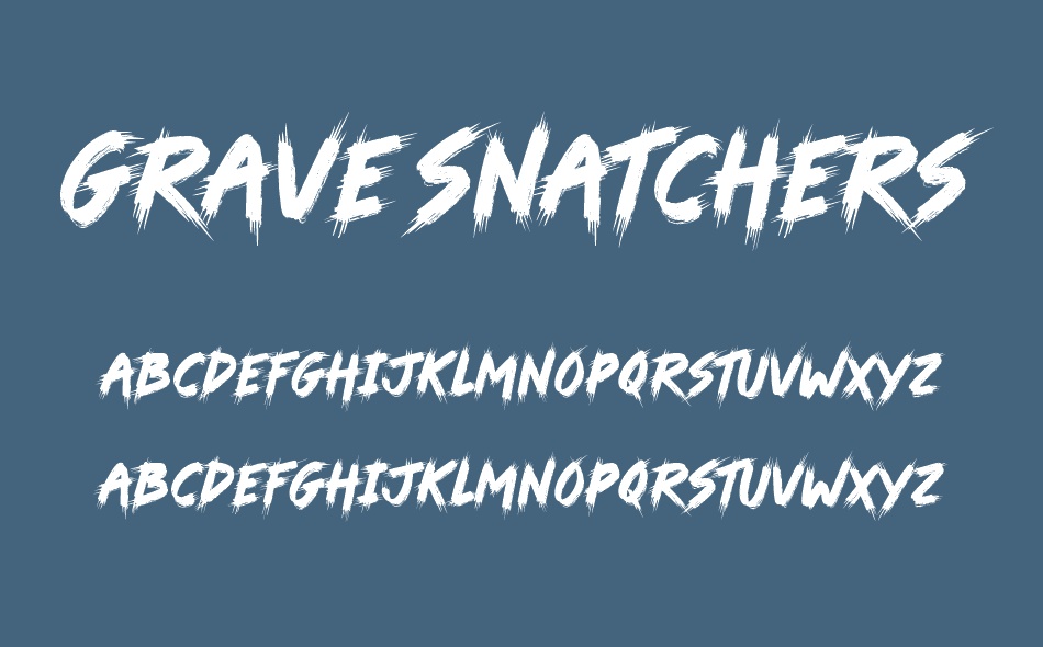 Grave Snatchers font
