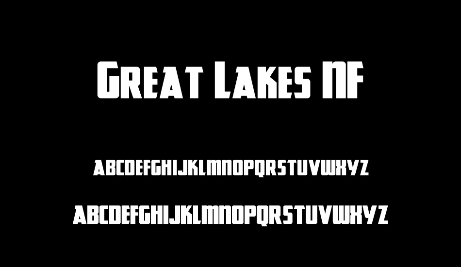 Great Lakes NF font
