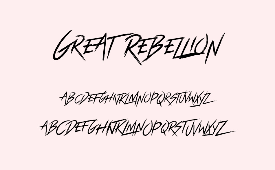 Great Rebellion font